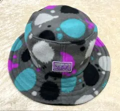 【 x-girl 】キッズ バケットハット フリース リバーシブル 帽子