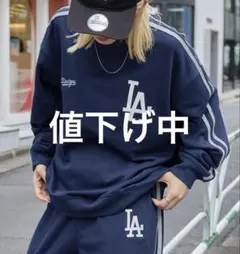 La ロゴ laスウェットセットアップ 2026年最新 laセットアップの人気