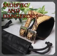SADISTIC AND DANGEROUS 清春 黒夢 ブレスレット 925銀