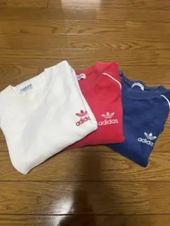 adidas デサント製トレーナー半袖tシャツ 3点 ヴィンテージ ビンテージ 
