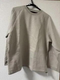 GLOBAL WORK air puff M ベージュ トレーナー