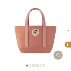 新品】オールドテディガール ワッペントートバッグLLサイズ ピンク
