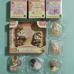 シルバニアファミリーハッピースイーツ 人形セット&車
