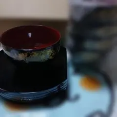 漆器 椀 5客セット 紅葉蒔絵 お盆付き