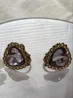 【新品未使用】Lattice ハート型クリップ式イヤリング 韓国 アイドル