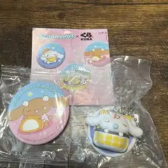 くら寿司　びっくらポン　シナモロール　　　缶バッジ　フィギュア