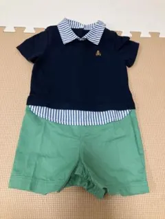 美品 babyGAP ドッキングロンパース カバーオール