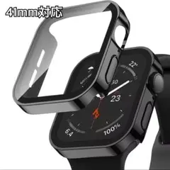 Apple Watchケース 41mm ブラック 保護カバー