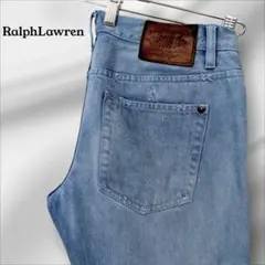 希少 RalphLauren DUNGAREES ボタンフライ 美脚ストレート