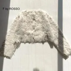 F by ROSSO シープドッグシャギー2WAYニット　F