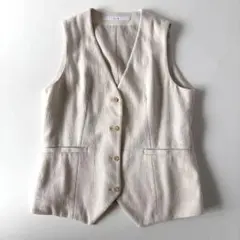 美品♡ フレームワーク MANTECO社 サマーツイード ベスト ジレのサムネイル