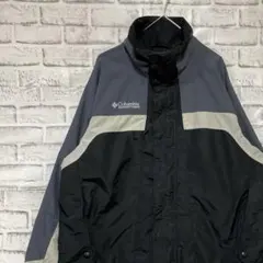 コロンビア　マウンテンパーカー　ブラックM ロゴ刺繍アウトドア1106