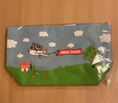 非売品　レトロ　エンジェルブルー　ANGEL BLUE JALコラボトートバッグ