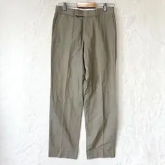 【M】HUGO BOSS♦︎パンツ ズボン カーキ コットン リネン 881