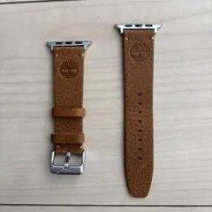 超美品☆Timberland Apple Watch用 レザーバンドキャメル - メルカリ