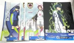 ブルーロック　一番くじ　クリアポスター　4点