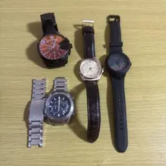 メンズ時計【ジャンク品】　4本
