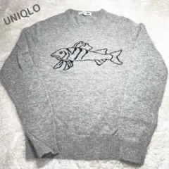 【美品】JWANDERSON UNIQLO コラボ　鯉柄　あったかい毛100%