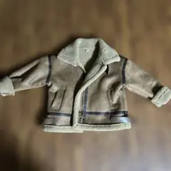 お値下げしました！ブラウン シープスキン風 ジャケット 120