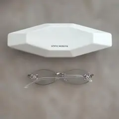 GENTLE MONSTER メガネ ピンクストーン装飾