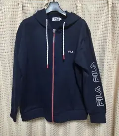 ブラックフライデー価格です！FILA フルジップネイビーパーカー【値下げ不可】