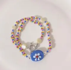 no.107／a'moureve ビーズネックレス