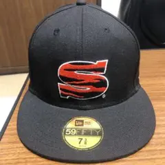 supreme sロゴ キャップ