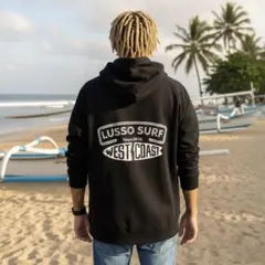 オーバーサイズ　LUSSO SURF ウェストコーストパーカー　Sサイズ