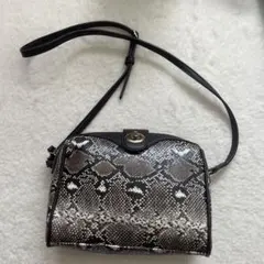ショルダーバッグ 蛇柄