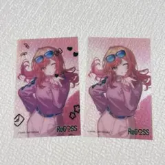ReGLOSS 一条莉々華 クリアカード 2枚 HMV