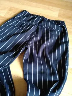 レディース　ストライプパンツ