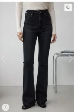 AZUL DENIM フレアデニム ライトブラック Sサイズ