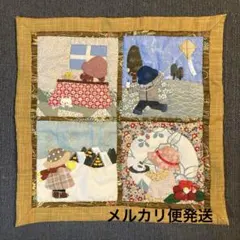 アップリケタペストリー　サンボンネット・スー　〜日本の冬season2〜①