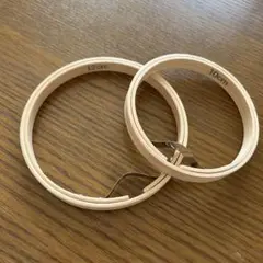 ワンタッチ刺しゅう枠　2個セット（10cm、12cm）