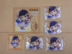 呪術廻戦　まるくじ　ちゃぽんっ！　虎杖悠仁　①　アクスタ　缶バッジ　ステッカー