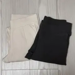 ユニクロ ウルトラストレッチリブレギンスパンツ 2点セット