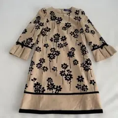 M'S GRACYエムズグレーシ ワンピース ベージュ花柄36号