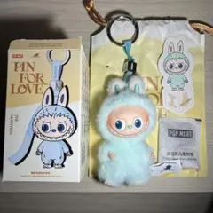 ◎ラブブ PIN FOR LOVE イニシャル 【I】labubu