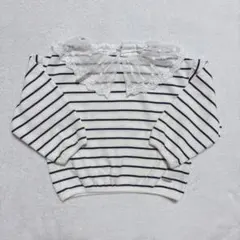 セラフ　ボーダーロンT 長袖カットソー　90cm ベビー服