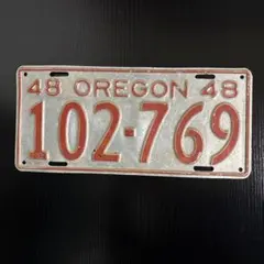 アメリカ ナンバープレート ロードアイランド州 本物 USA 827 入手困難 