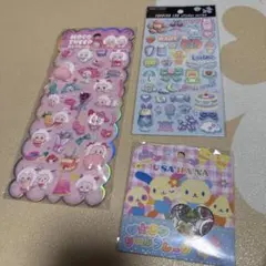 ウサハナおはじきシール おしりシール