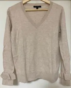 BANANA REPUBLIC カシミヤ混　Ｖネックセーター　Sサイズ