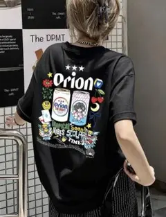 ラスト1枚‼️orion オリオンビール 半袖Tシャツ Lブラック 黒