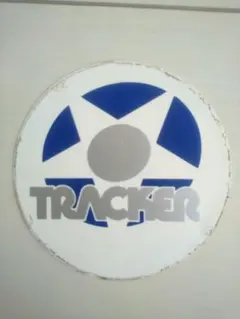 80s　TRACKER オールドヴィンテージステッカー 円形ロゴ