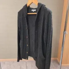 Jungle Storm フード付きカーディガン ダークグレー L