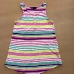Gap kidsノースリーブ ストライプ ワンピース