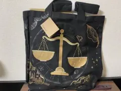 スターバックス トートバッグ LIBRA 天秤座 星座デザイン ブラック海外限定