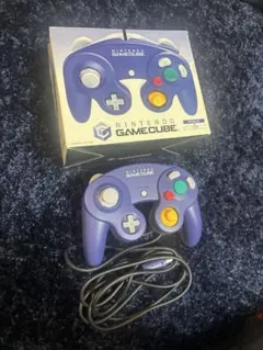 ゲームキューブコントローラー　バイオレット　箱付