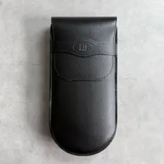 Dunhill エンボスロゴ ブラックレザー フラップ ペンケース - メルカリ