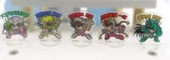 聖闘士星矢　青銅製闘士5体　アクリルスタント　コレクション品